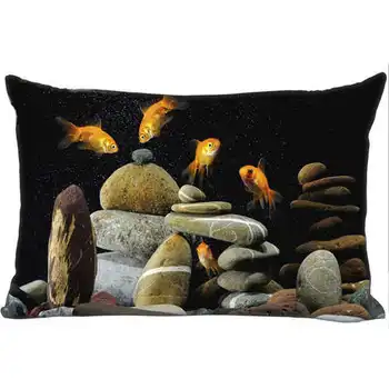 

Best Custom Pillow Case Underwater world (1) Bedroom Home Rectangle zipper Pillowcases (One Side) @181205-05-04-181