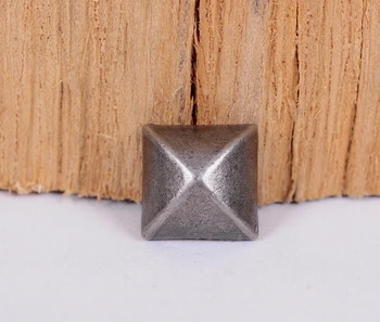 

10mm Retro Stream Punk Metal Spike PYRAMID Rivet Studs DIY Leather Craft Decor