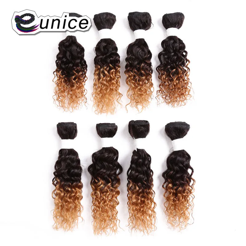 Afro Kinky Curly Hair Weave Bundles 100% Nature Color Human curly Hair  (4)