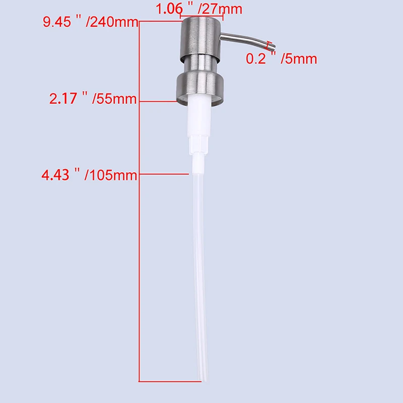 WHISM нержавеющая сталь кухня мыльный насос дозатора Жидкости Ванная комната гель для душа шампунь бутылка насос замена головки