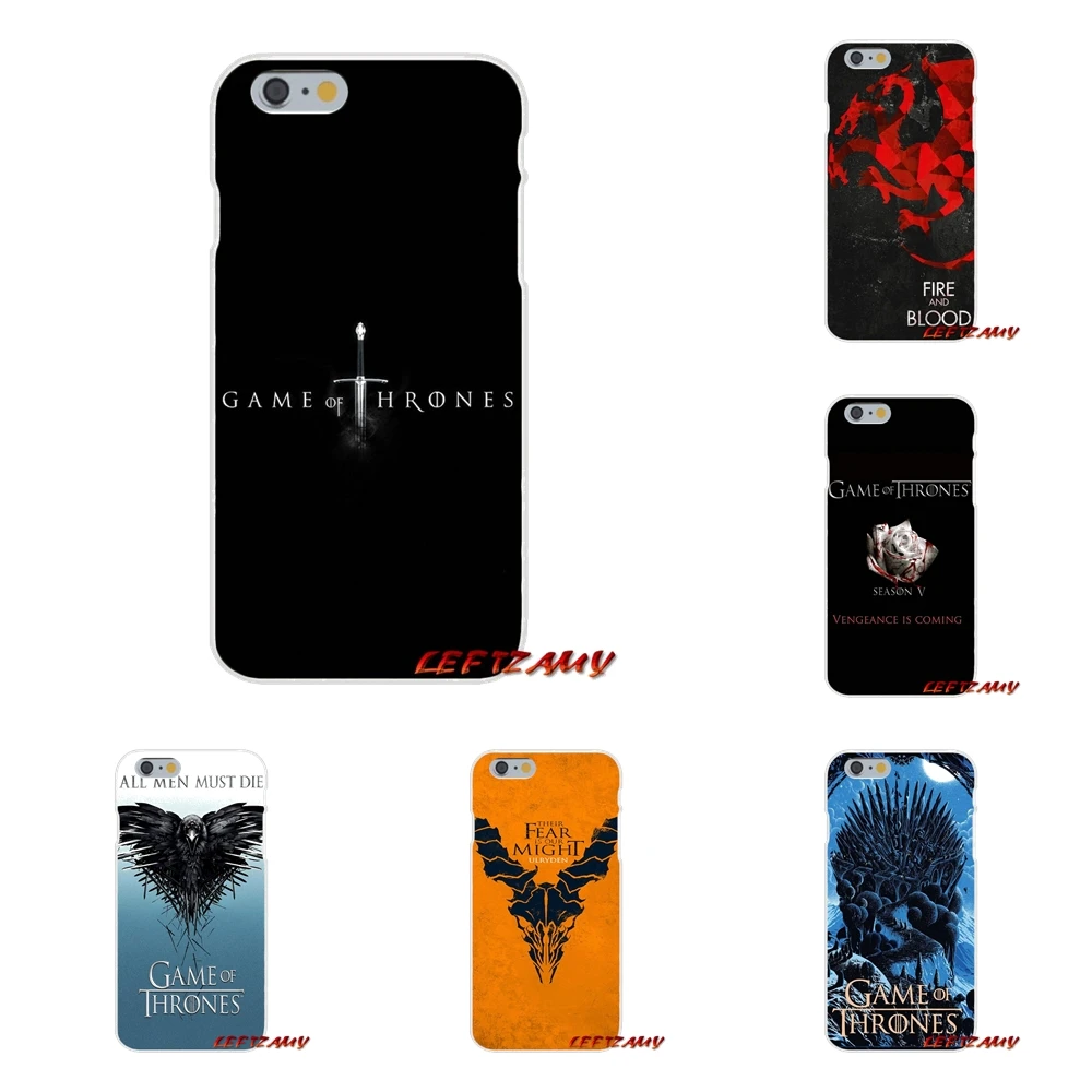 

For Xiaomi Mi6 Mi 6 A1 Max Mix 2 5X 6X Redmi Note 5 5A 4X 4A A4 4 3 Plus Pro Games of Thrones GOT TV Show Cell Phone Shell Cover