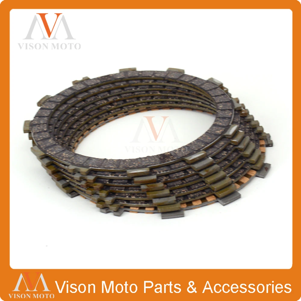 

Clutch Friction Plates Disc Set 7pcs For SUZUKI VL400C 06-09 VL400CZ 07 08 09 VL400Z 2005 VZ400 BOULEVARD 400 INTRUDER CLASSIC