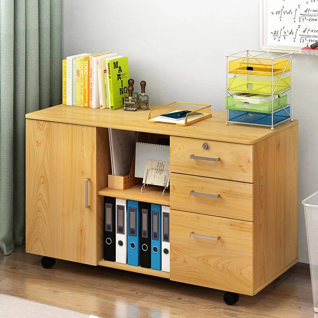 Lk1667 Wooden Office Cabinet File Storage With Lock Floor Lk1667 Wooden Office Cabinet File Storage With Lock Floor Stand Movable Locker Low Organizer Supplies