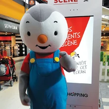 T'choupi костюм талисмана для мальчиков костюм талисмана для взрослых Размер нарядное платье наряд для Хэллоуина Костюм Пурима