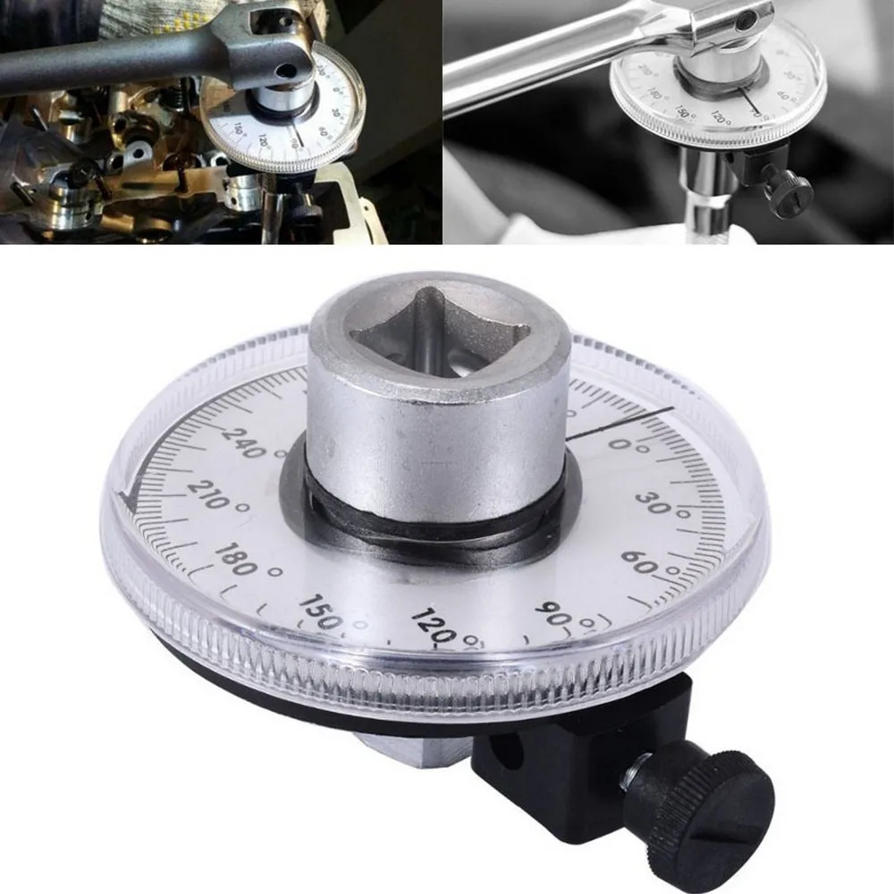 

1/2 Inch Adjustable Drive Torque Angle Gauge Auto Garage Tool Set For Hand Tools Wrench Professional Auto Repair Mechanic DIY