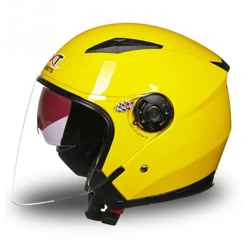 Унисекс мотоциклетный лыжный шлем полное лицо анти-УФ электромобиль мотоцикл дорожный велосипед шлем маска Pinlock козырек - Цвет: yellow
