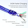 Reversible Micro Double side USB Cable 5V2A Fast Charging Data cord Plug For Samsung Xiaomi Android Phone Braided power plu ► Photo 3/6