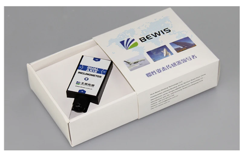 BWM415 датчики наклона ракурса с одной осью инклинометр с точностью 0,01 градусов разрешение 0,001 градусов 90*40*26 мм клинометр может