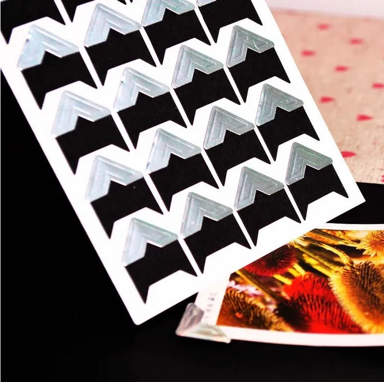 24 шт./партия(1 лист) DIY винтажные Ретро Угловые бумажные наклейки для фотоальбомов фоторамки украшения дома 2005