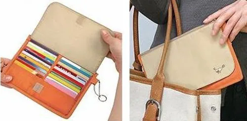 

40 site credit card photo memo note holder card case L4B166