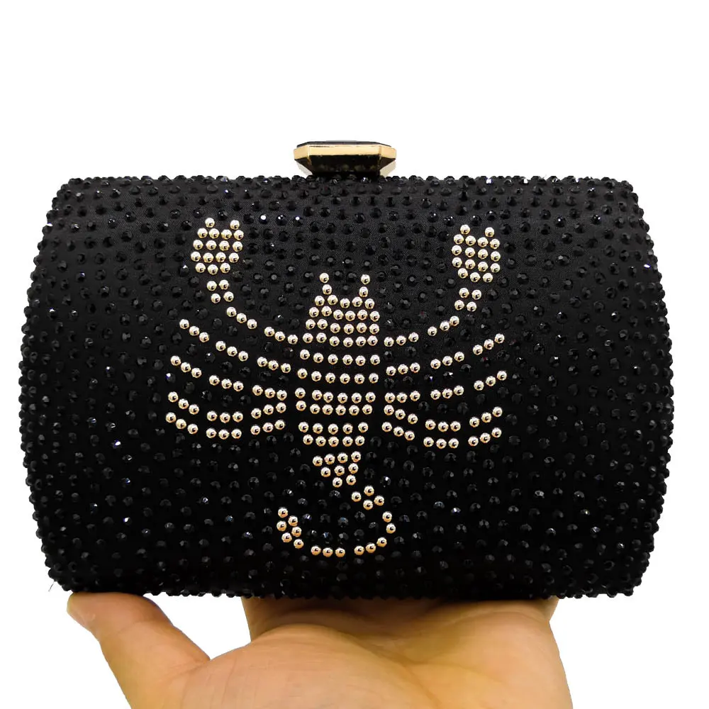 Scorpion Pattern Crystal Evening Clutch Bags Emerald Green Crystals Minaudiere Women Handbags Wedding Cocktail Party Purses