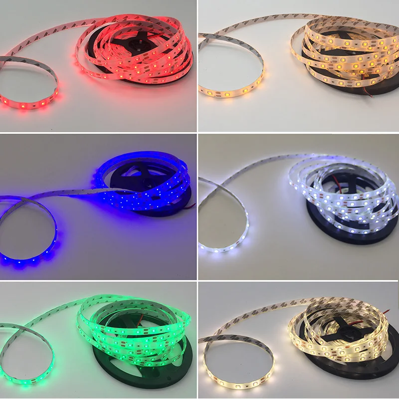 Светодиодная лента RGB 5 м 300 светодиодов 3528 SMD 24 клавиши ИК пульт дистанционного