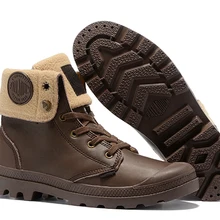 PALLADIUM Pampa Hi Lea M; женские кроссовки на молнии; коллекция года; ботинки-солдатики; кожаные ботильоны; сезон весна-осень; обувь на шнуровке с квадратным носком