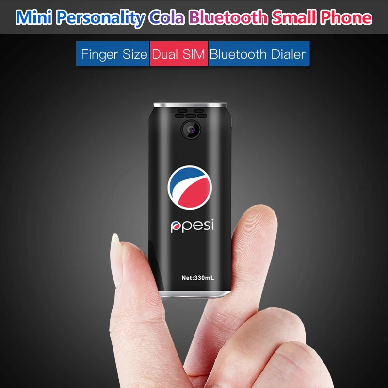 Супер Мини Симпатичный маленький телефон Bluetooth с двумя Sim картами размер пальца