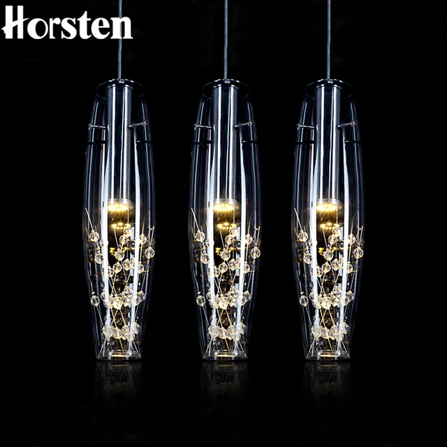 Horsten Europäischen Kristall LED Anhänger Lichter Moderne Kreative ... Horsten Europäischen Kristall LED Anhänger Lichter Moderne Kreative ...