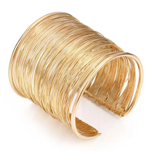 

Charm Bracelets For Women Gold Color 2018 Ethnic Love Crystal Bracelets & Bangles B244