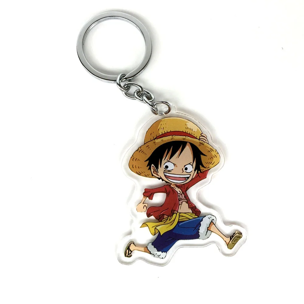 Toys Hobbies Anime One Piece Rubber Strap Keychain Key Ring Bag Charm Luffy Law Zoro Ace Gift Anime Manga Coronapack Ba - luffy in a bag roblox