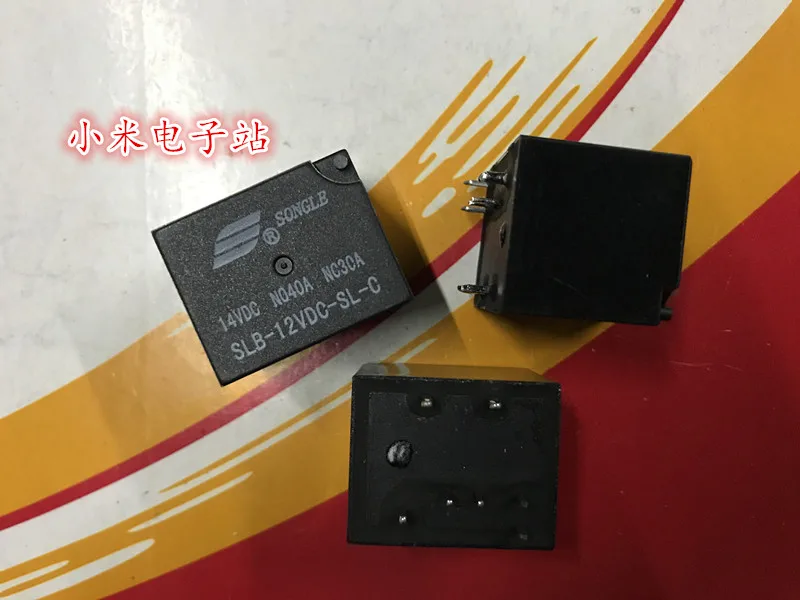 

SLB-12VDC-SL-C -CE Song Le Automotive Relay 7-pin conversion 14VDC 40A 30A 4119