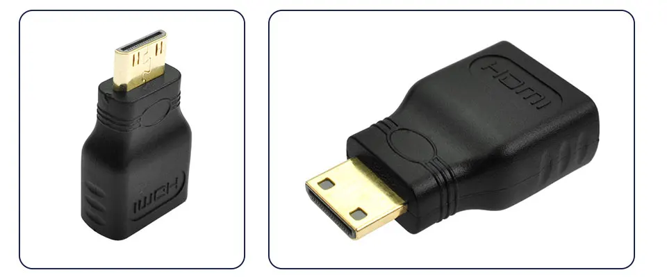  Mini HDMI to HDMI Adapter male to female Converter for HDMI HD 1080P Cable Adapter Device for HDTV etc (10)