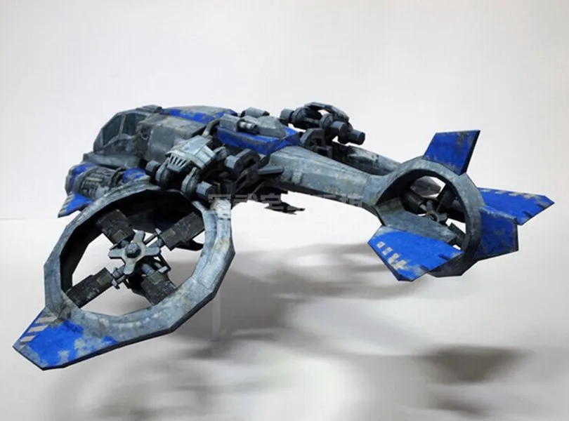 Высококачественная Бумажная модель бомбер StarCraft Banshee набор бумажных моделей 33
