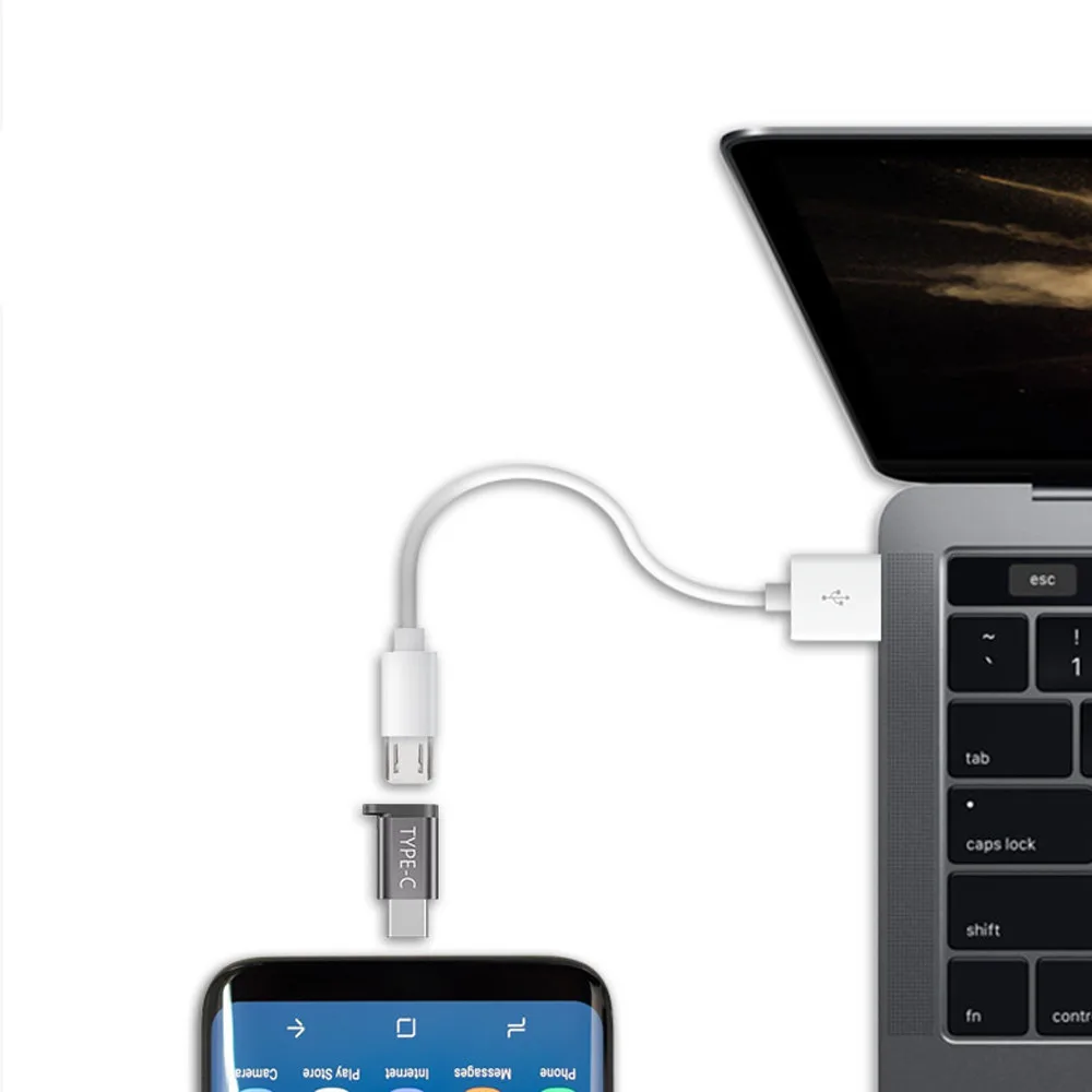 USB-C Тип с разъемами типа C и Micro usb-кабель для передачи данных и зарядки адаптер для Samsung Galaxy S8/S8 плюс высокое Скорость Сертифицированный Аксессуары для мобильных телефонов