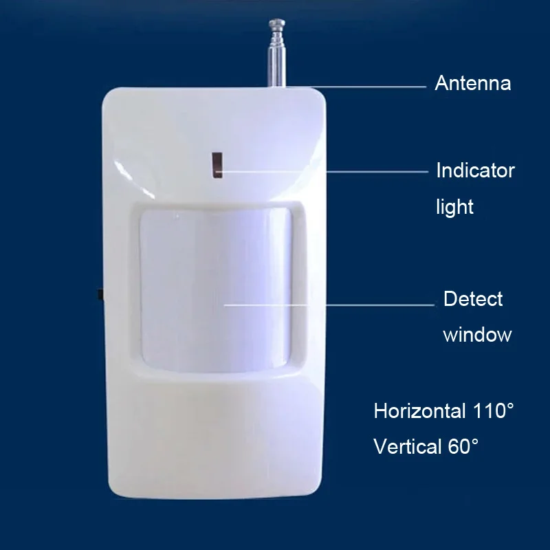 RF 433 МГц Противоугонный инфракрасный датчик движения детектор домашней сигнализации охранная сигнализация хост сигнализация IP камера безопасности