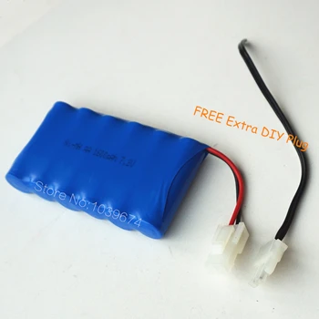 

High Capacity 7.2V 1600MAH*6 AA Ni-MH Ni-CD 3.6V 4.8V Rechargeable Battery Packs Power Bank for Toys Cameras Game Players