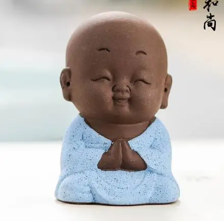 6 стилей Милые 3D Смеющийся Будда монах Силиконовые формы ручной работы статуя Будды плесень смолы глина 3D Будда свечи мыло изготовление плесень