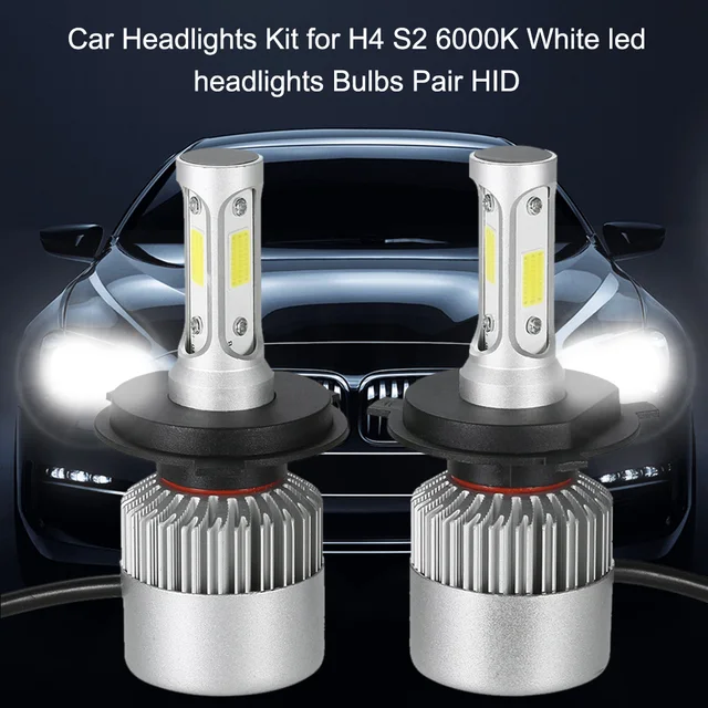 Car Headlights Kit for H1 S2 500W 80000LM 6000K White led headlights