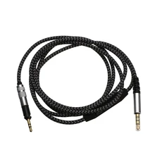 Замена аудиокабеля шнур с микрофоном для Sennheiser HD598 HD558 HD518 наушники гарнитура стерео Бас аудио кабели