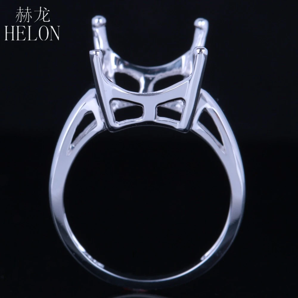 Женское кольцо с полукреплением HELON из стерлингового серебра 925 пробы 10x13
