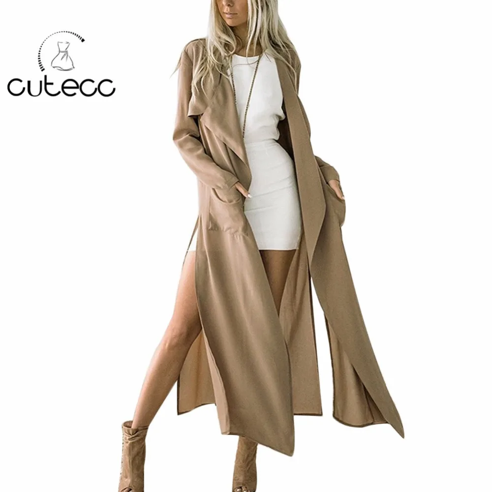 England style hollow out sexy trench outwear coat spring