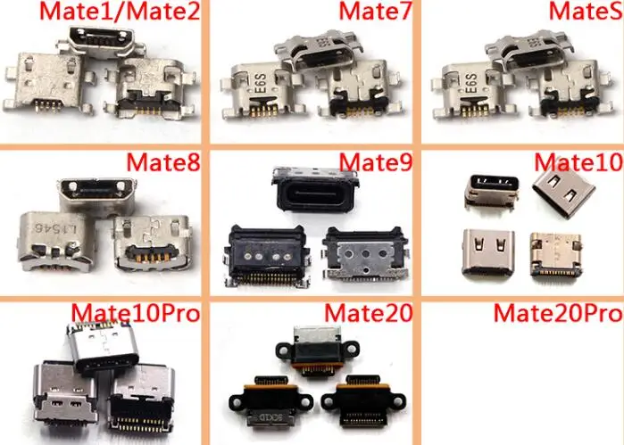 Для Huawei mate7 mate8 mates mate9 mate10 mate20Pro micro usb зарядный разъем штепсельная док станция