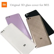 Оригинальное 3D стекло с логотипом, задняя крышка для Xiaomi Mi5, корпус 5,15 дюйма, панель, Крышка батарейного отсека для Xiaomi Mi 5, задняя крышка бата...