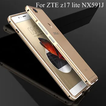 

Luxury Brand Aluminum Metal Bumper For ZTE Nubia Z17 lite Z 17 lite nx591j Metal Case Cover Column Shape Frame nx 591j