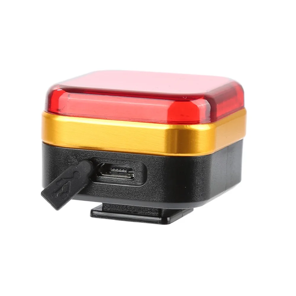 Cheap 2018 New Cycling Light COB LED USB Mountain Bike Tail Light Taillight MTB Safety Warning Bicycle Rear Light Bicycle Lamp 5