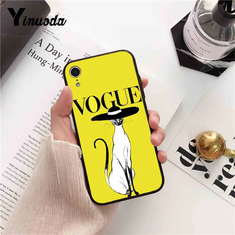 Yinuoda бренд больше проблем, чем Vogue роскошный PhoneCase для iPhone X XS MAX 6 6s 7 7plus 8 8Plus 5 5S SE XR 11 11pro 11promax - Цвет: A6