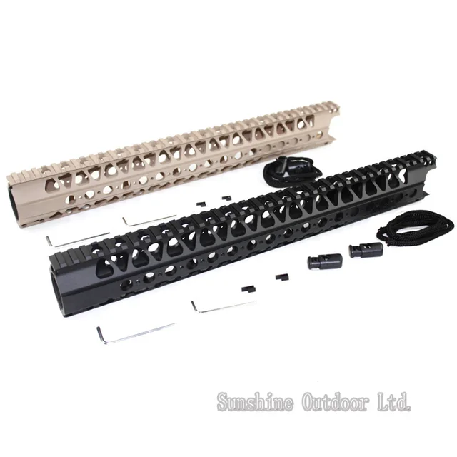 Picatinny Rail system 16.2 inch LVOA C Aluminum handguard Rail system
