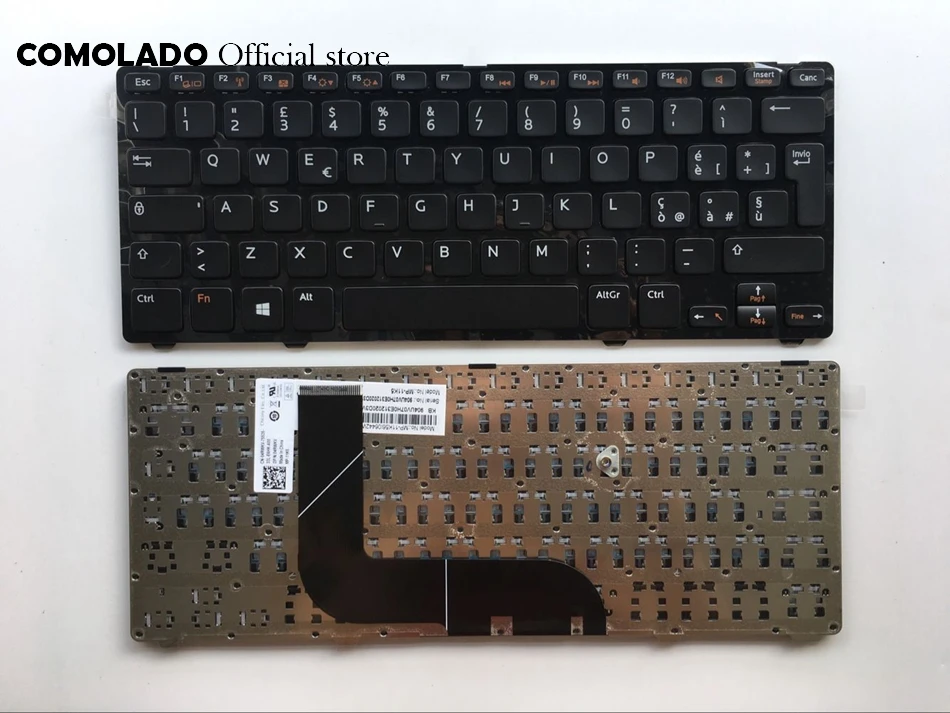 IT итальянская клавиатура для DELL 13Z-5323 5323 5423 Inspiron 1618l Vostro 3360 14z-5423 14Z-V3360 черная Layout |