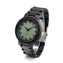 BOBO BIRD C29 New Arrival Mens Ebony Wooden Watches Top Luxury Brand Quartz Watch Japan 2035 Movement in Gift Box relojes mujer
