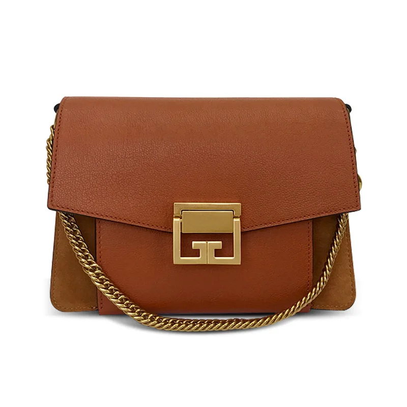 

New Retro Handbags Luxury Handbags Women Bag Designer Genuine Leather Chain Small Square Bag Shoulder Bag Casual Shoulder Bags