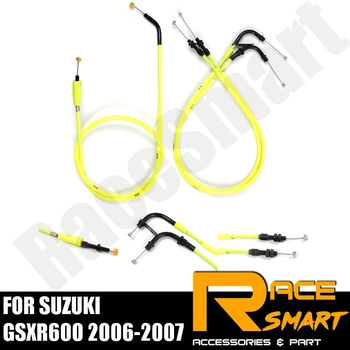 

Motorcycle Throttle Line Clutch Cable Steel Wire Set For SUZUKI GSXR600 2006 2007 GSXR-600 GSXR 600 GSX- 600R