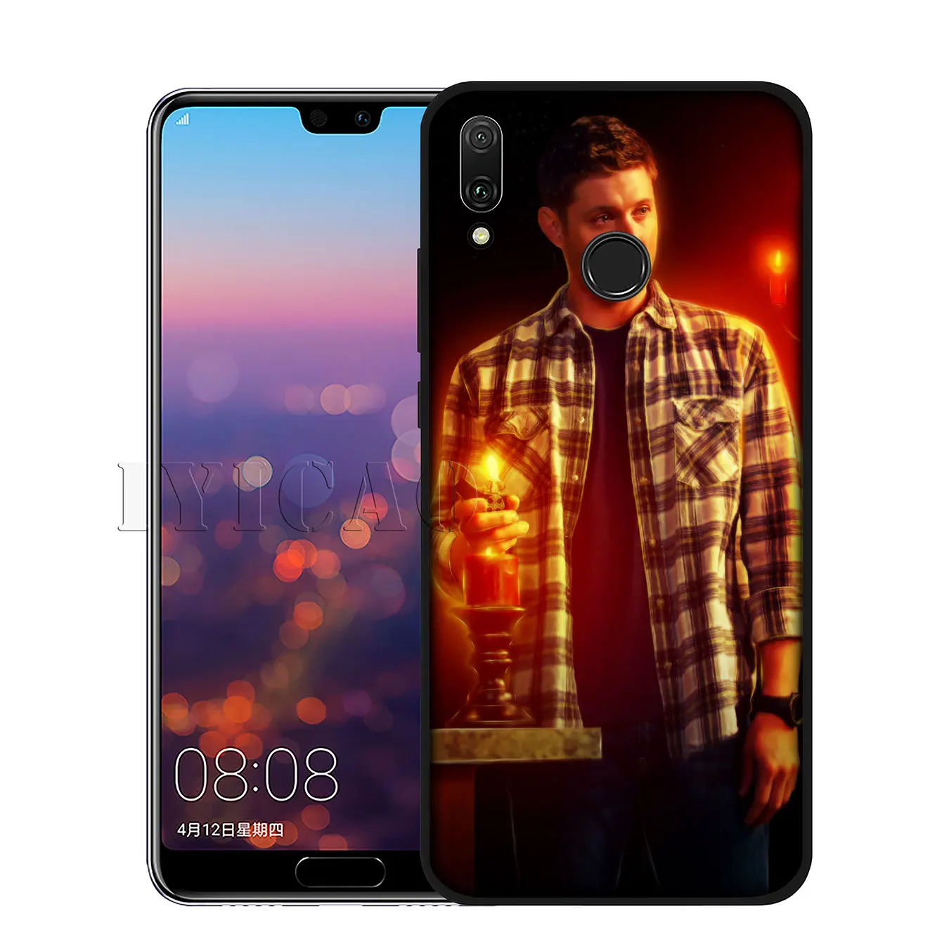 Мягкий чехол IYICAO для huawei P20 Pro P10 P8 P9 P30 Lite Mini P Smart - Цвет: 9