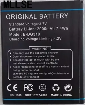 

10PCS MLLSE 2000mAh battery for DOOGEE Voyager 2 DG310 / B-DG310 Mobile phone battery