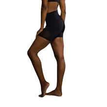 Женские шорты для занятий йогой из сетчатой ткани с боковой частью в стиле пэтчворк, для занятий хип-подъемом, дышащие, сексуальные, vrouwen, слипы, эластичные,# YL5