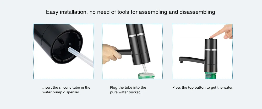 Беспроводной Перезаряжаемый Электрический водяной насос, диспенсер для бутылок, портативные бутылки для питья, посуда для напитков, инструменты
