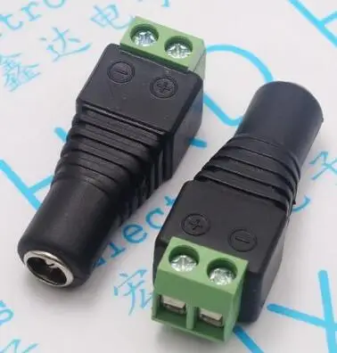 

20pcs Free welding DC female 5.5*2.5mm 12V DC female adapter Cameras power adapter plug terminal