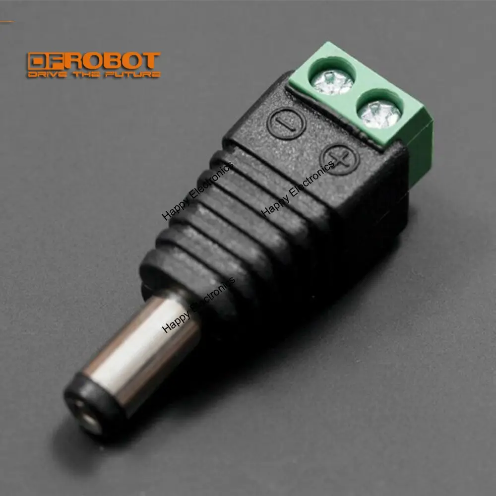 5 шт./лот упаковок DFRobot DC/DC2.1 баррель Джек адаптер питания-Папа поддержка/для