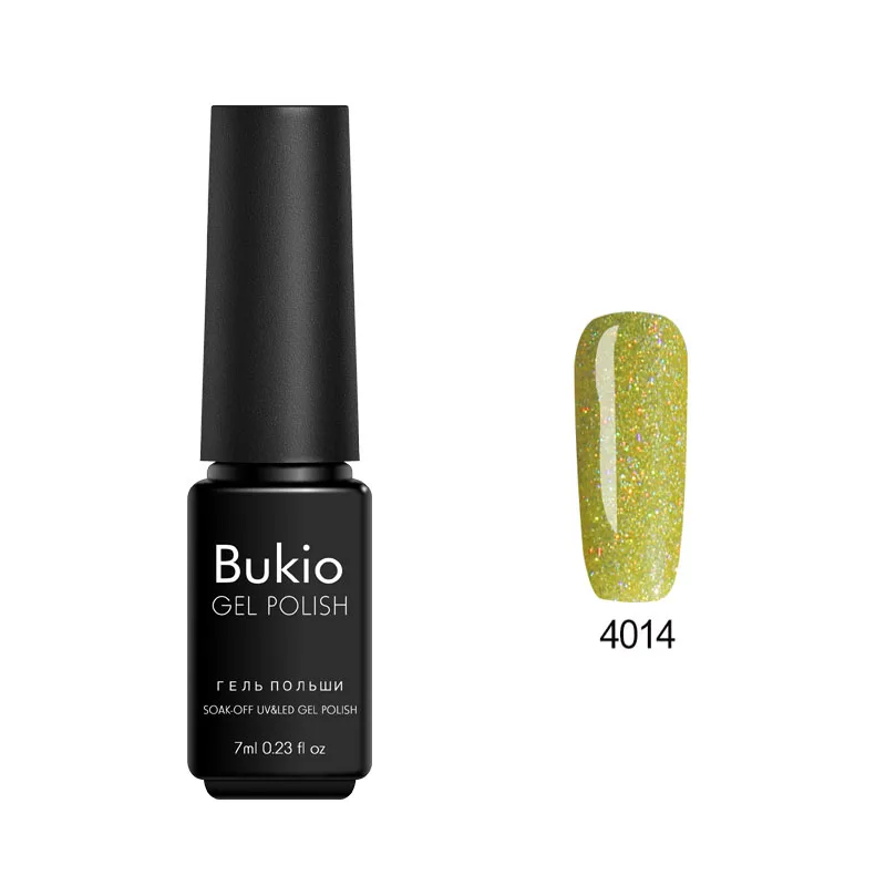 Bukio блестящий гель материал Para маникюрный лак для ногтей перманентные наборы гель-лаков с лампой для ногтей дизайн маникюрных наборов - Цвет: 4014