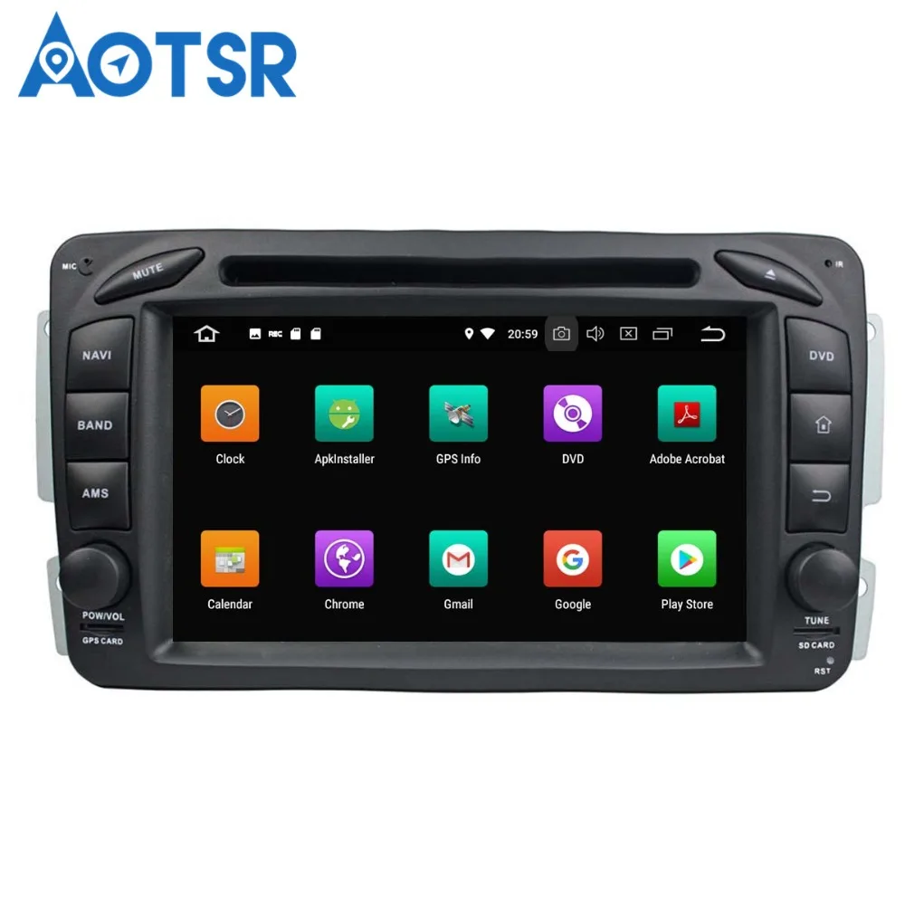 Aotsr Android 8 0 7 1 GPS навигация автомобильный без DVD плеера для Benz W163 W209 W203